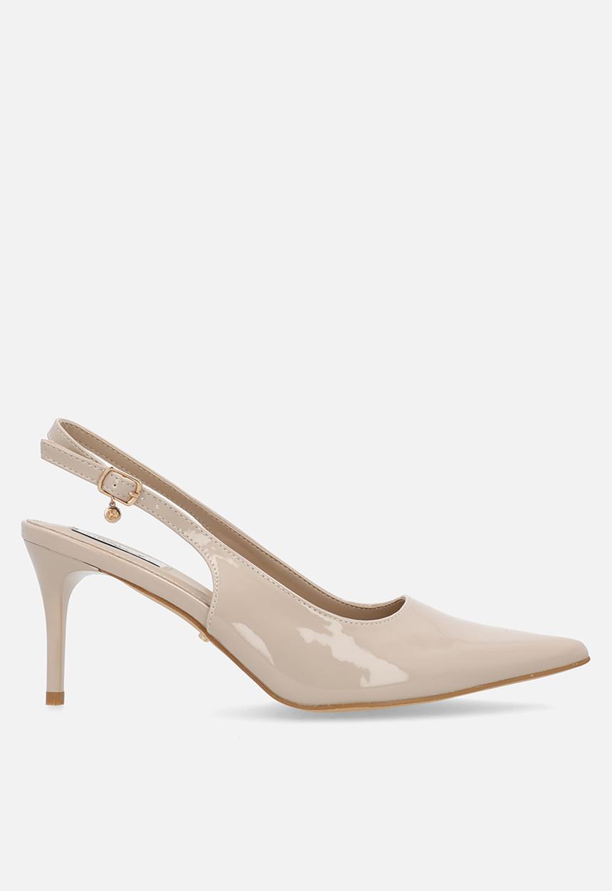 Miss Black - Gallery 13 slingback heel - natural
