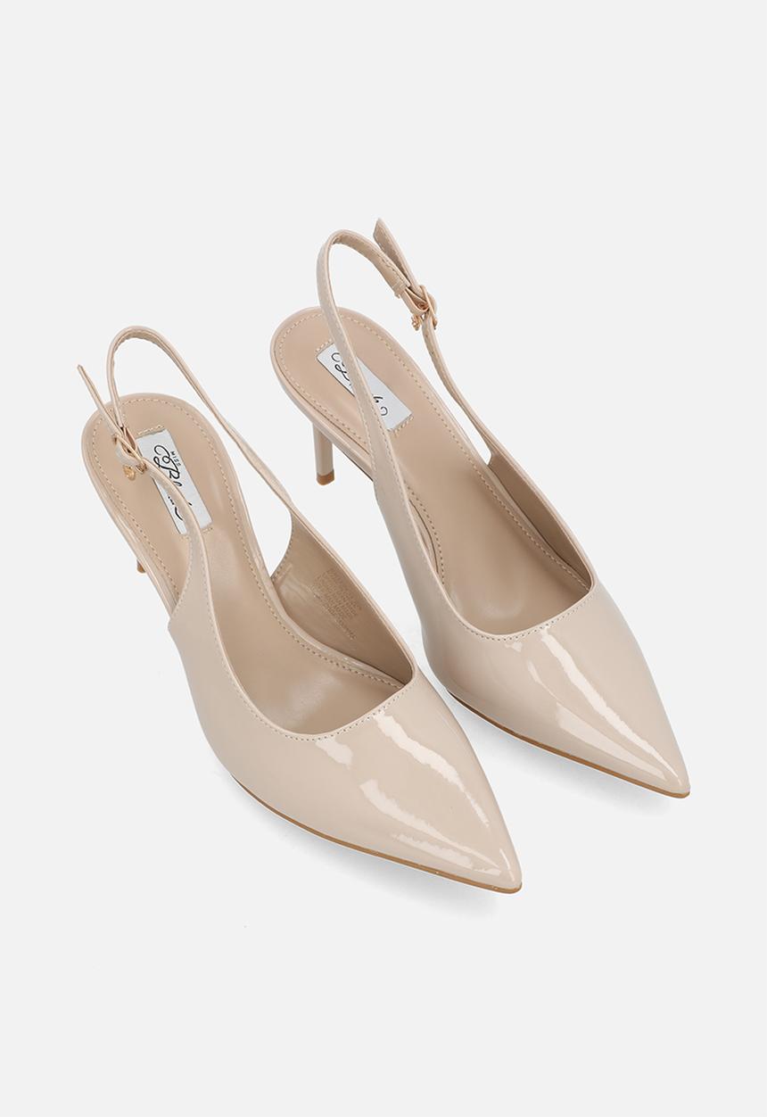 Miss Black - Gallery 13 slingback heel - natural