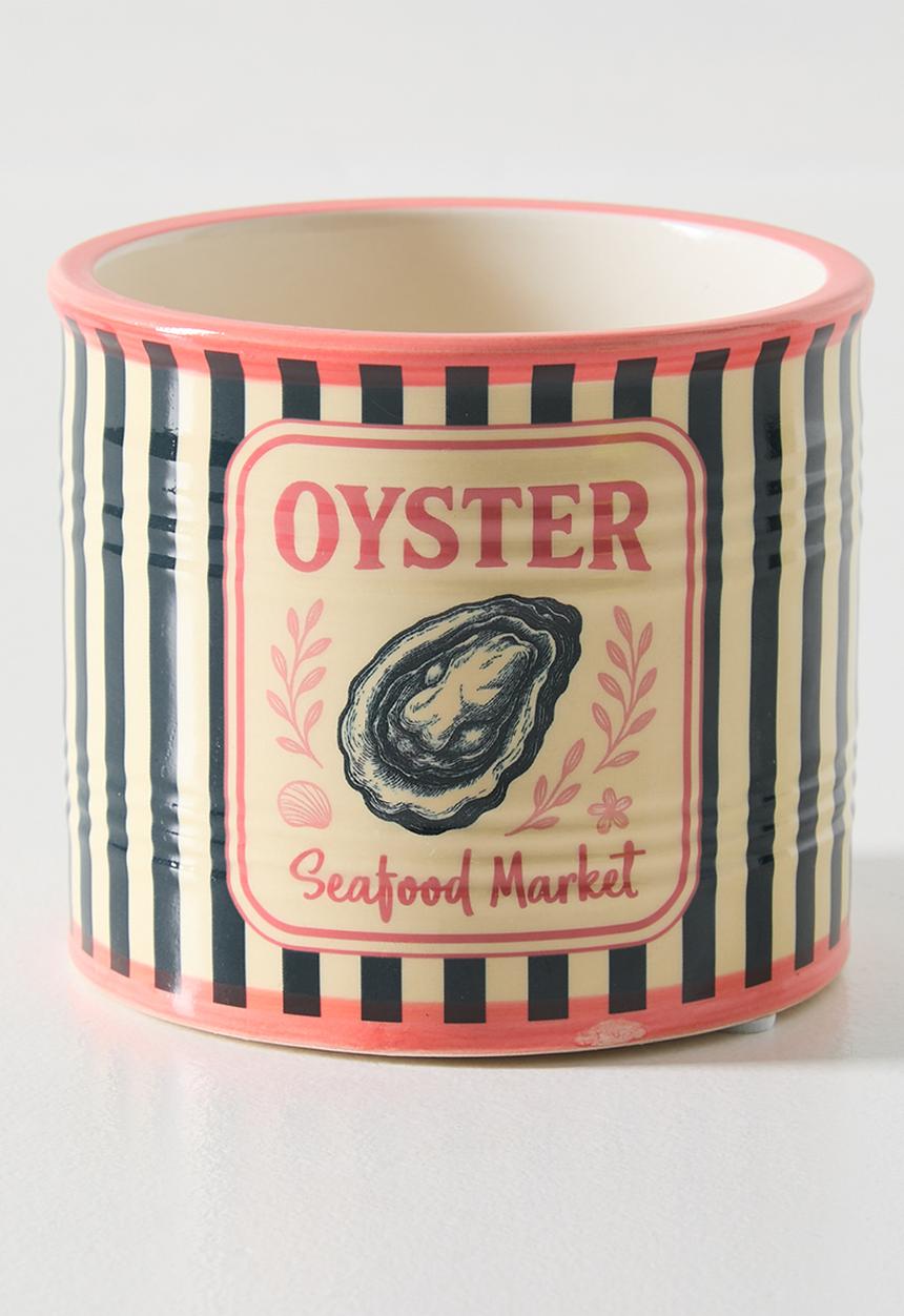 Sixth Floor - Oyster Stoneware Storage Jar - Multi