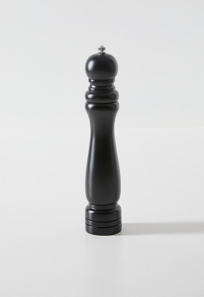 Excellent Houseware - Wooden Pepper Mill - Black