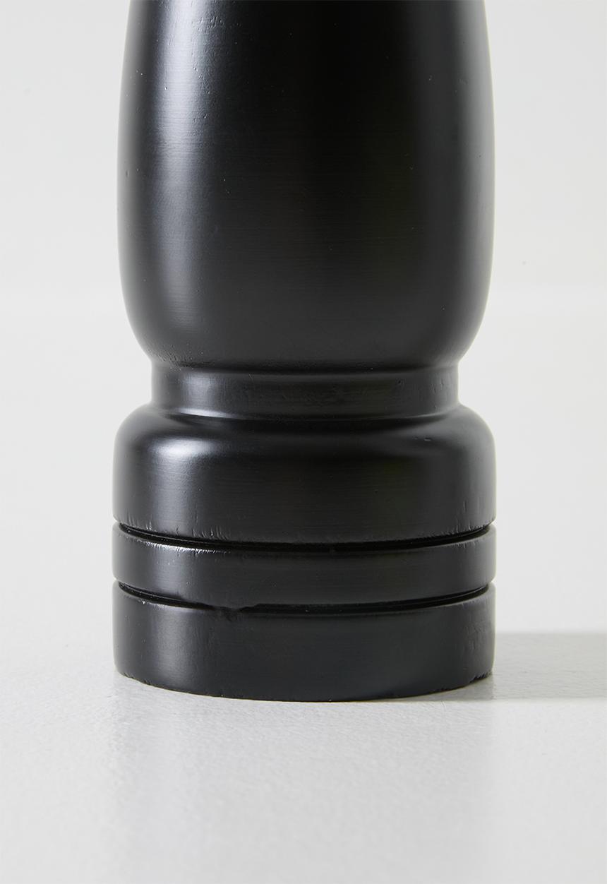 Excellent Houseware - Wooden Pepper Mill - Black