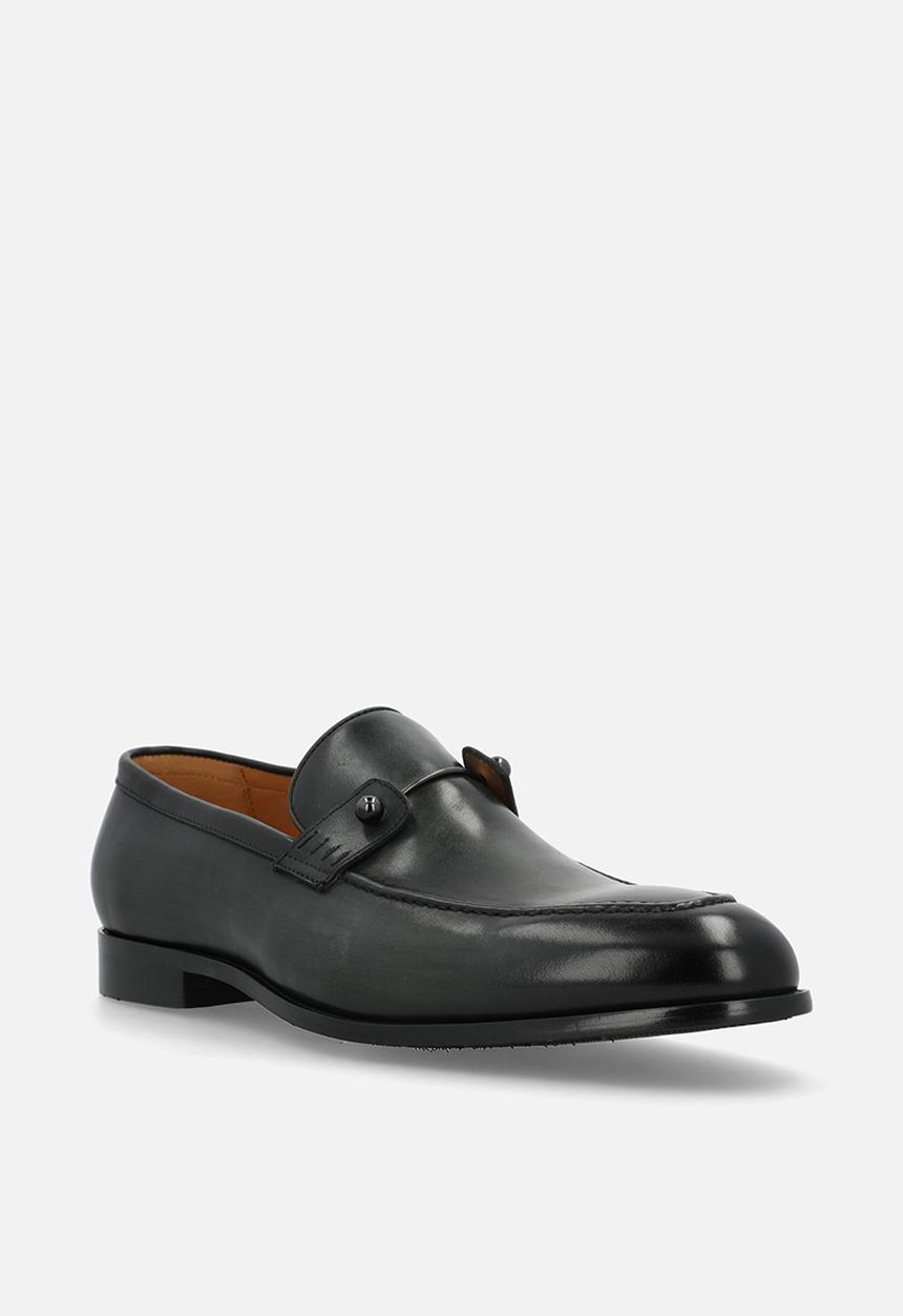 Fabino - Metal trim loafer - green