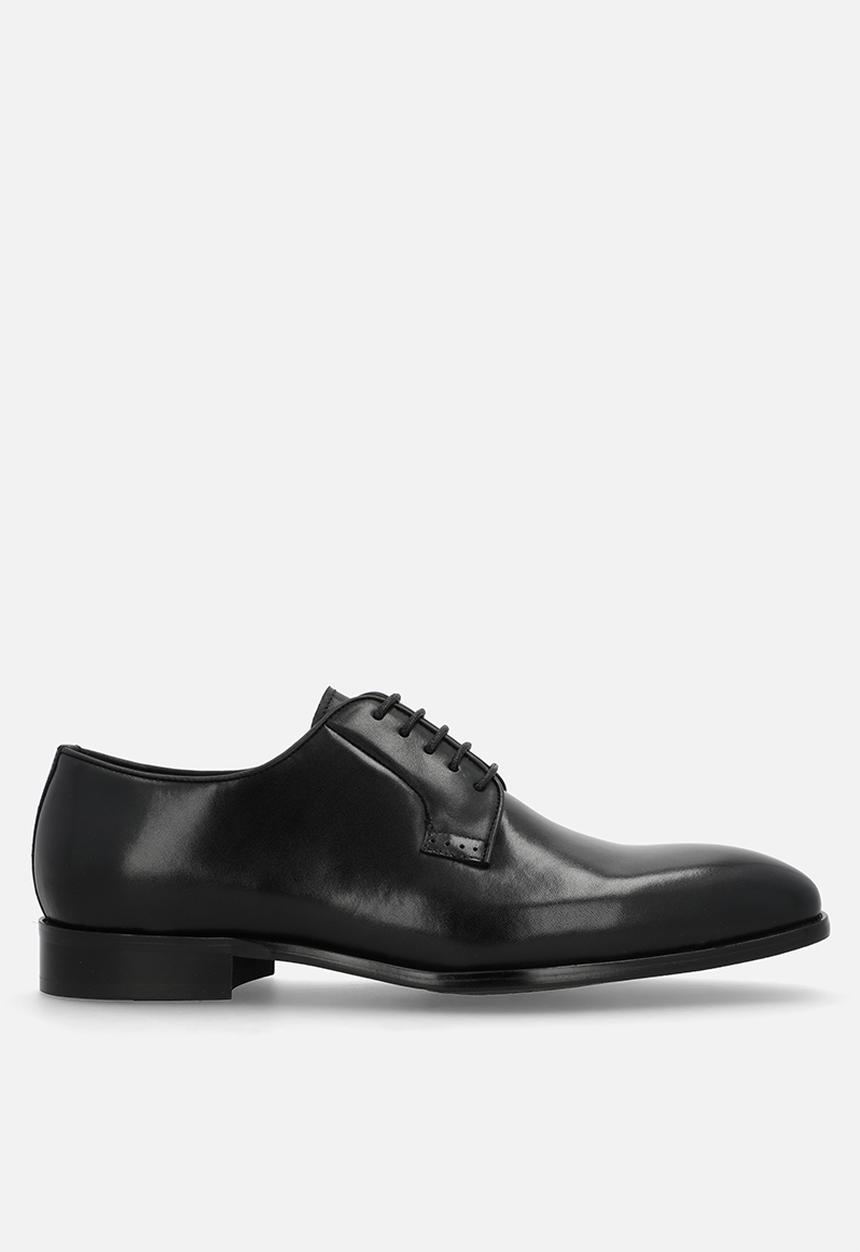 Fabino - Smooth leather derby - black
