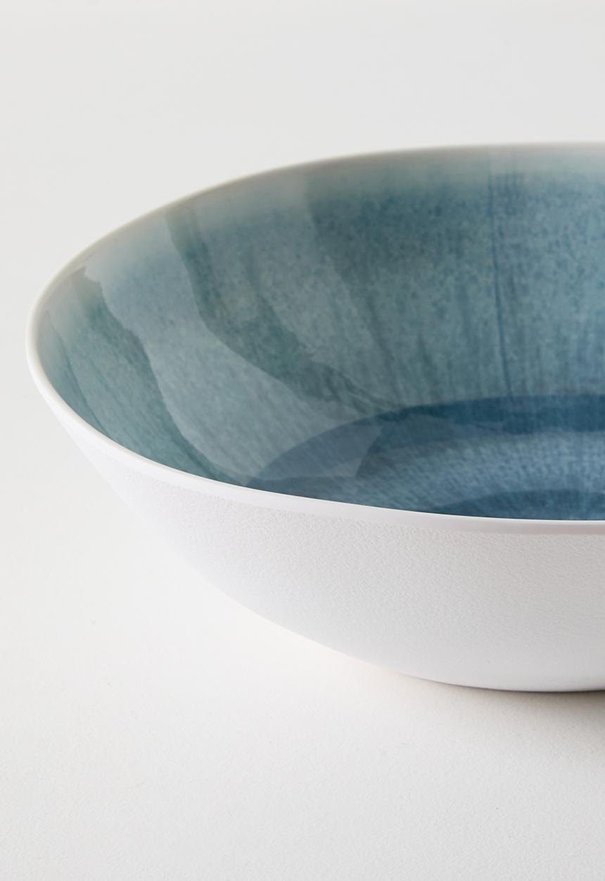 Excellent Houseware - Blue Glaze Melamine Bowl 30cm