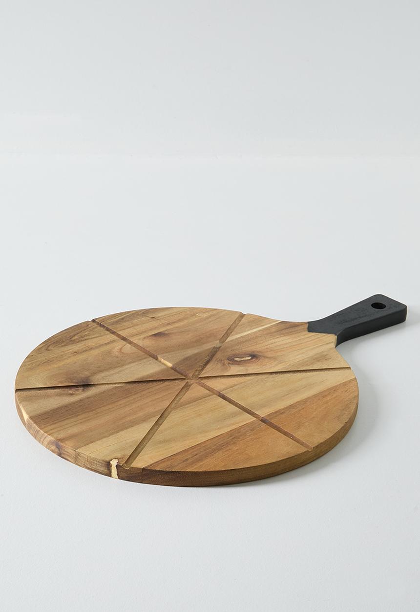 Excellent Houseware - Soho pizza cutting board - Natural