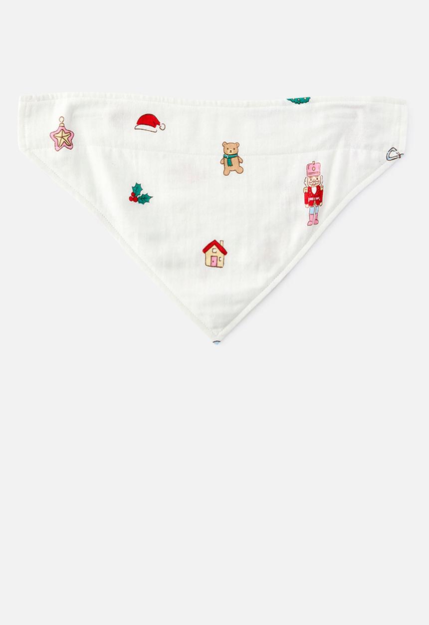 Cotton On - Pet Bandana Family Xmas - Vanilla/Everything Christmas