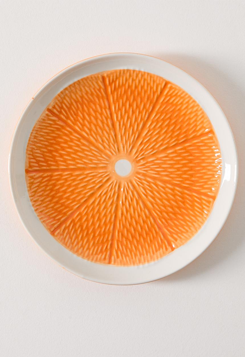 Excellent Houseware - Orange Citrus Plate - 18cm