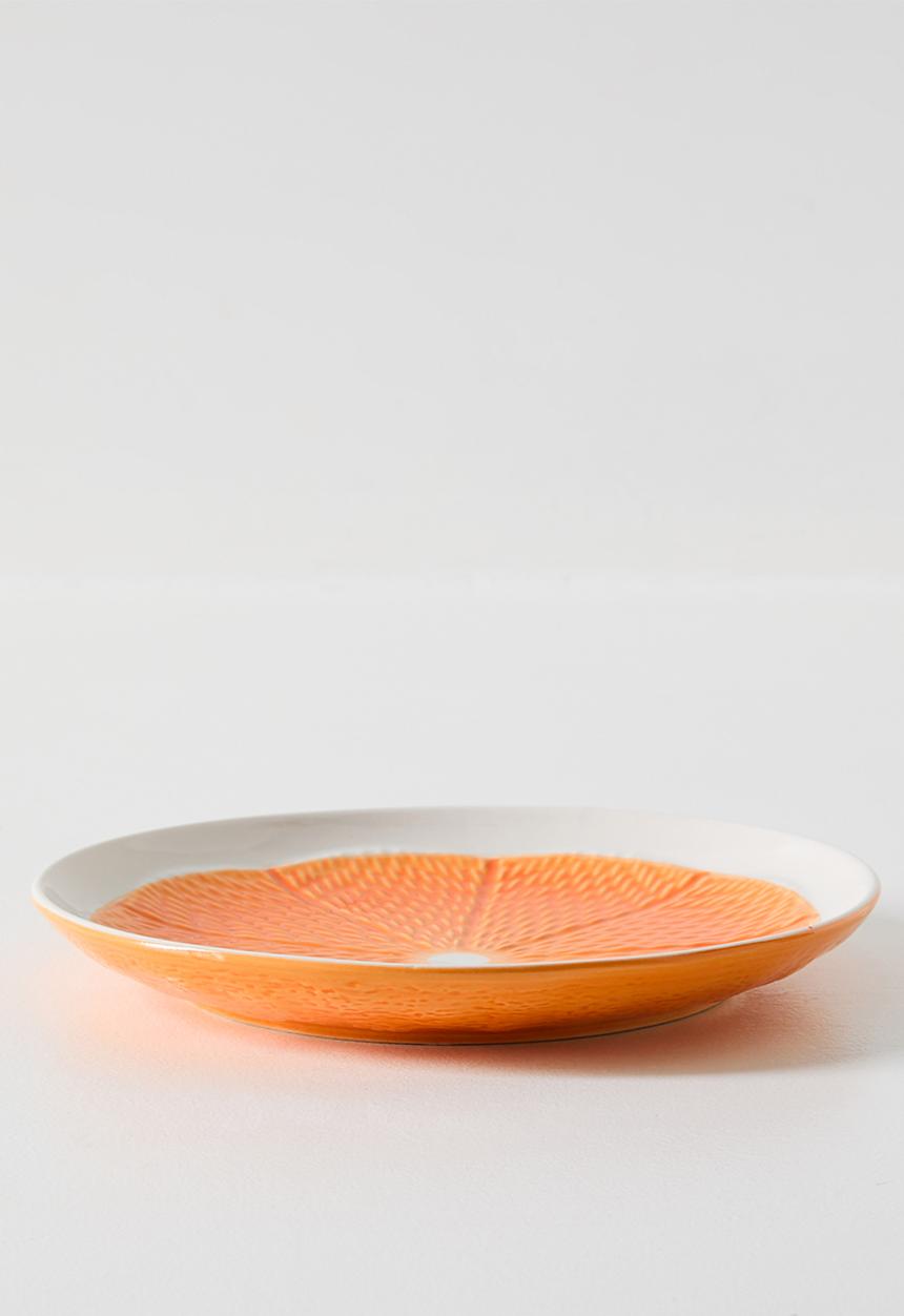 Excellent Houseware - Orange Citrus Plate - 18cm