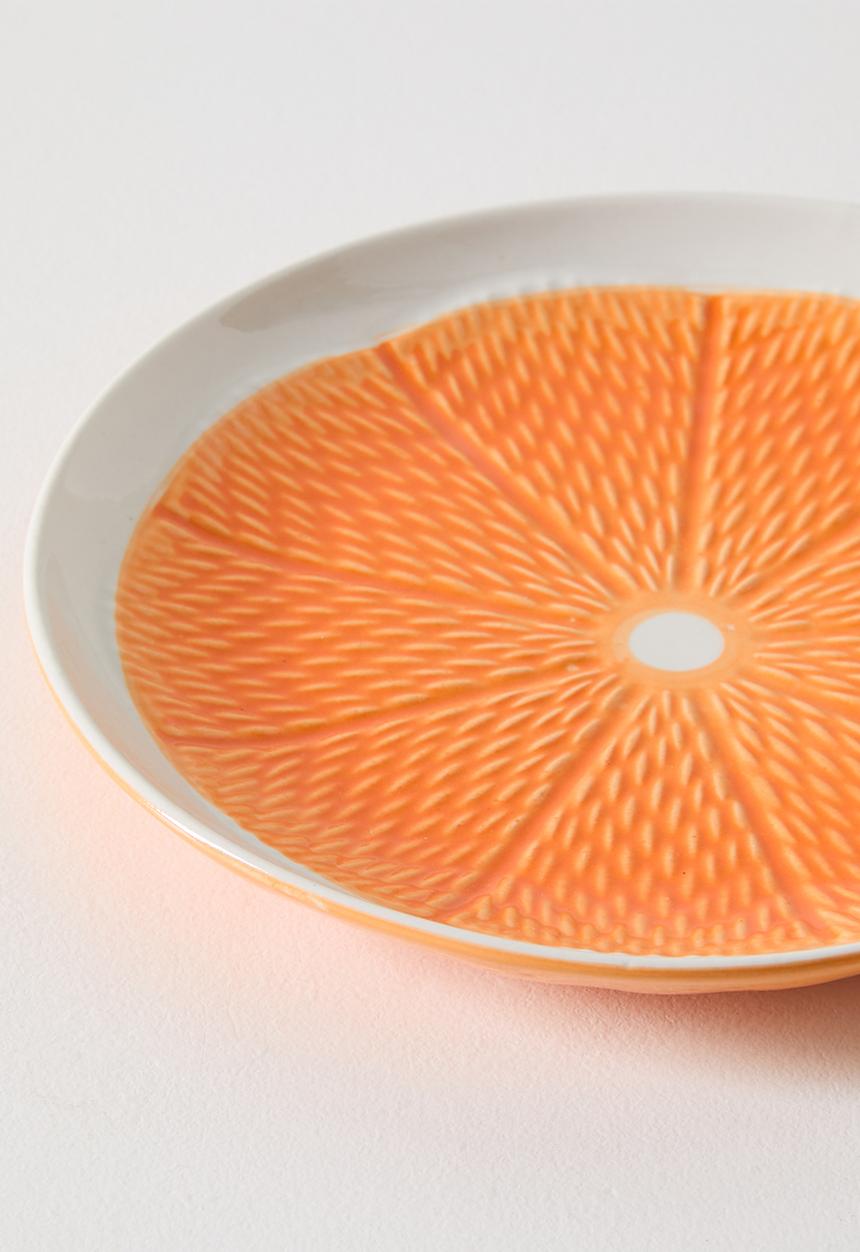 Excellent Houseware - Orange Citrus Plate - 18cm