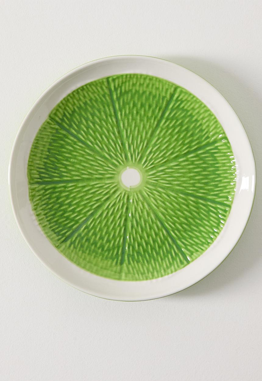 Excellent Houseware - Green Citrus Plate - 18cm
