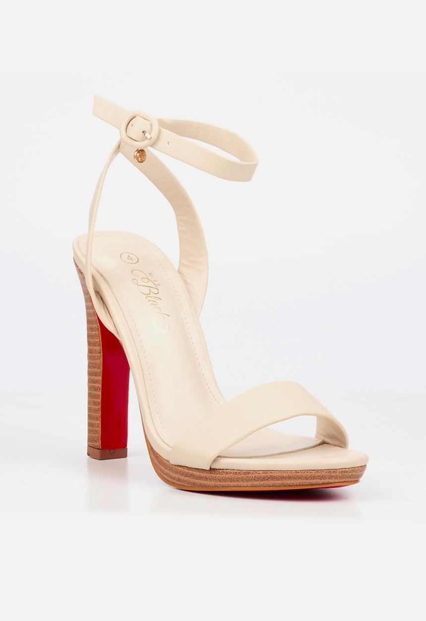 Miss Black - Mia 1 classic platform heel - neutral