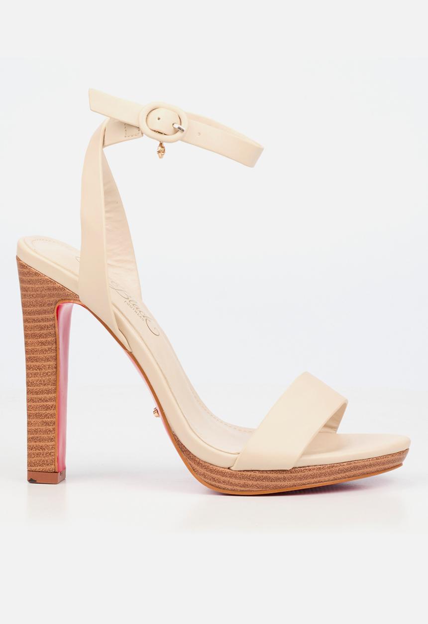 Miss Black - Mia 1 classic platform heel - neutral
