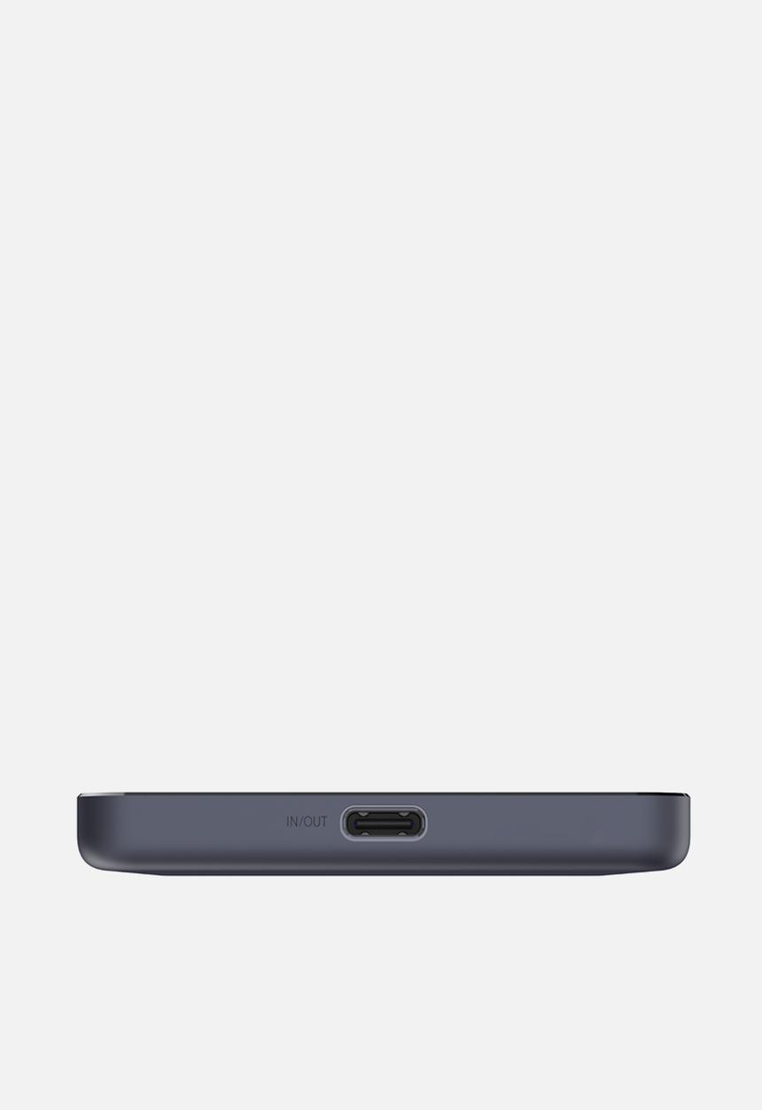 Xiaomi - Xiaomi Super Slim Magnetic Power Bank 5000 - Black