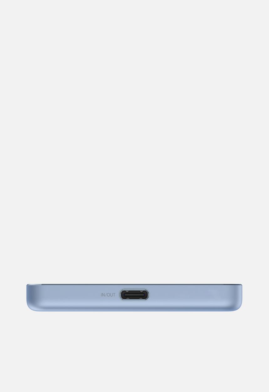 Xiaomi - Xiaomi Super Slim Magnetic Power Bank 5000 - Blue