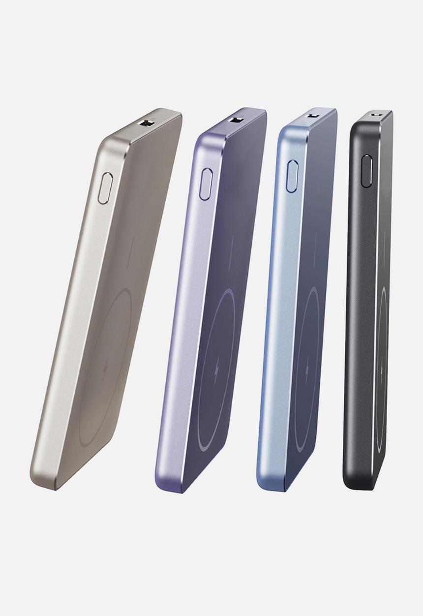 Xiaomi - Xiaomi Super Slim Magnetic Power Bank 5000 - Blue