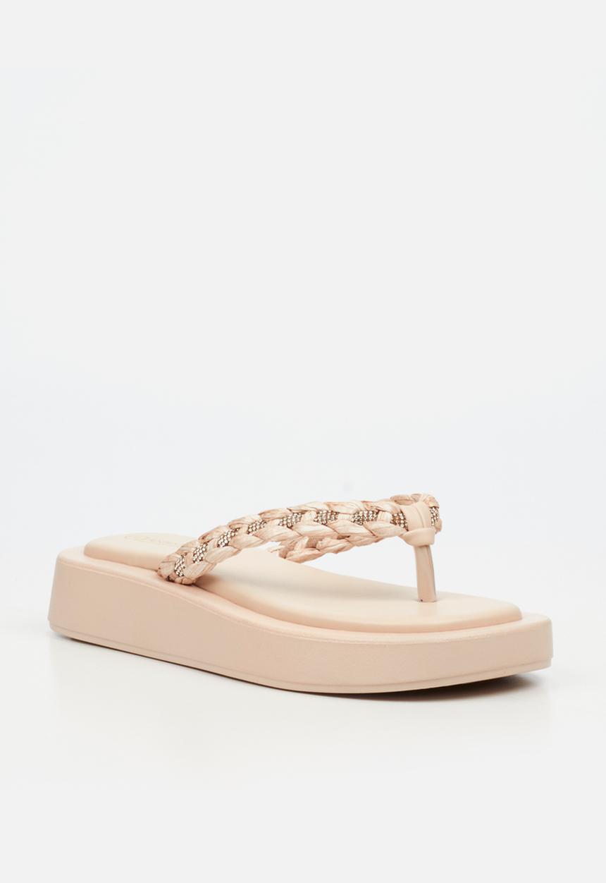 Viabeach - Coconut 11 braided thick sandal - neutral