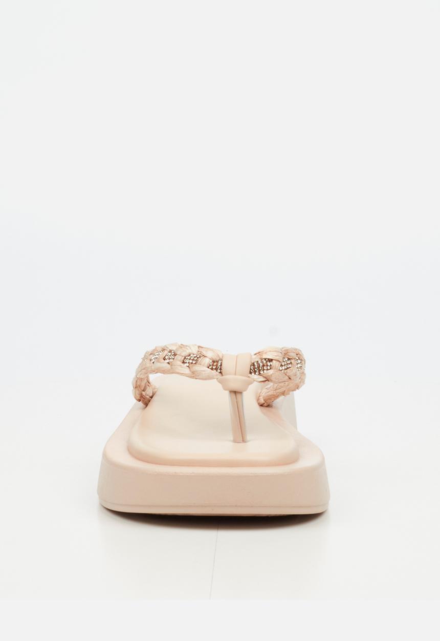 Viabeach - Coconut 11 braided thick sandal - neutral