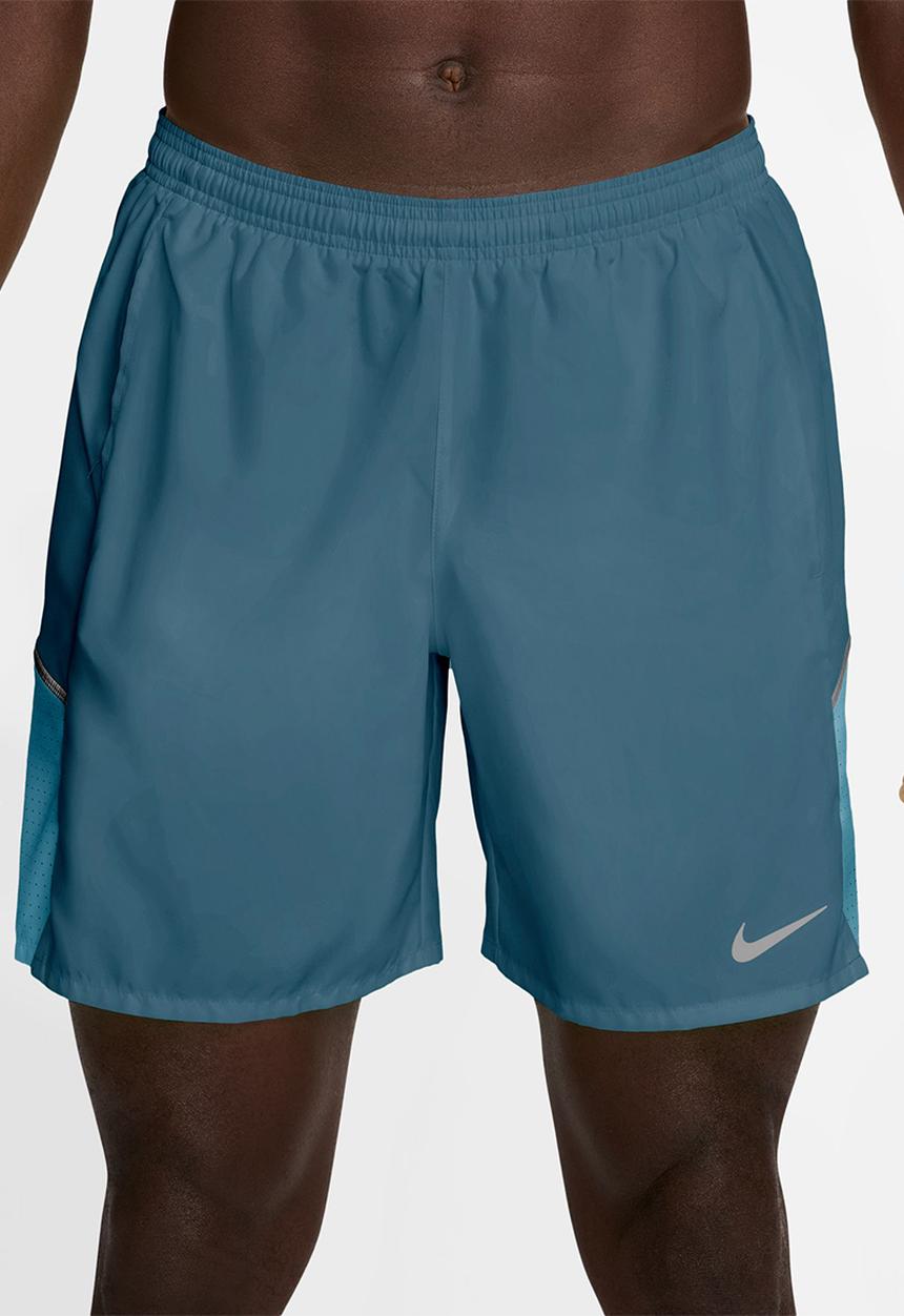 Nike -  Miler Dri-FIT 7Inch Unlined Running Shorts - Smokey Blue/Cerulean