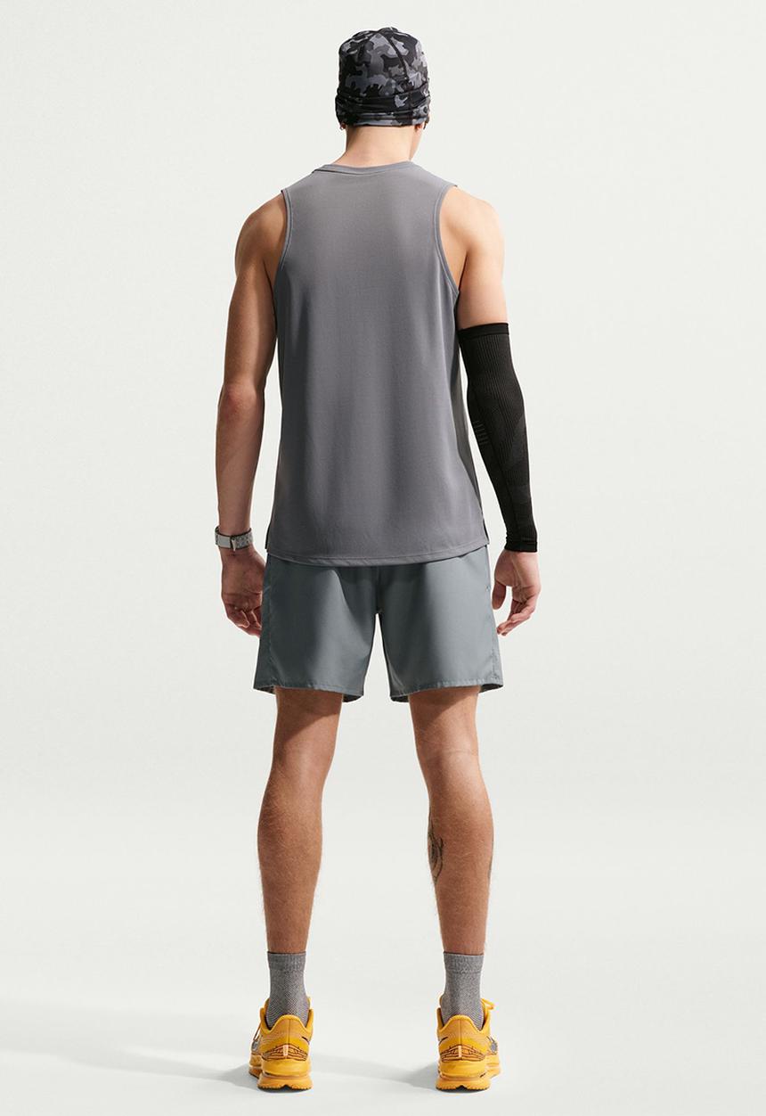 Nike - Miler Dri-FIT Brief-Lined 7" Running Shorts  - Smoke Grey