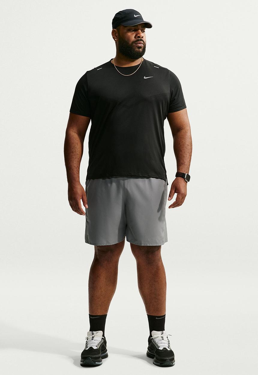 Nike - Miler Dri-FIT Brief-Lined 7" Running Shorts  - Smoke Grey