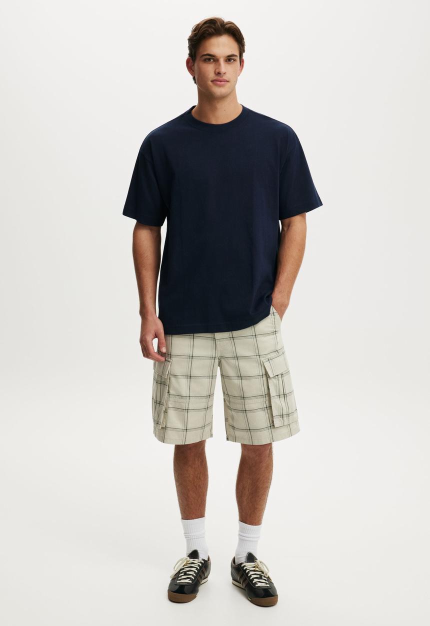 Cotton On - Box Fit T-Shirt - Vintage Navy