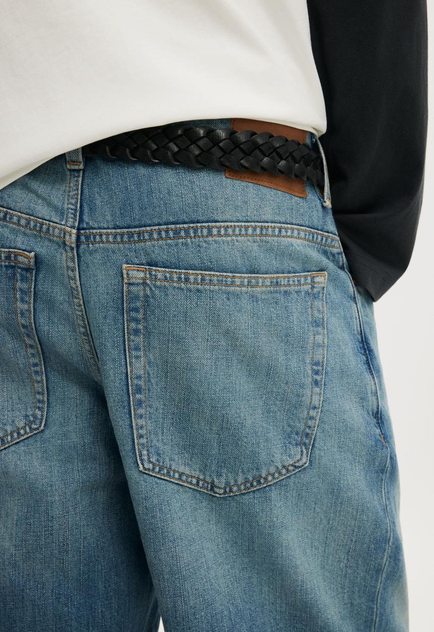 Cotton On - Baggy Denim Short - Transmission Blue