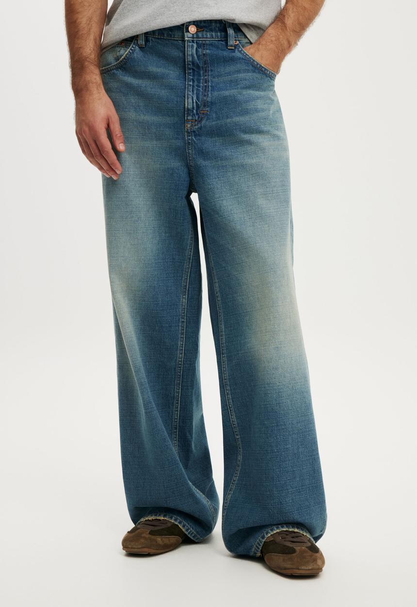 Cotton On - Super Baggy Jean - Intermission Blue