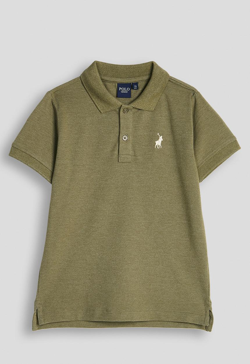 POLO - Boys Austin Short sleeve Golfer - Olive