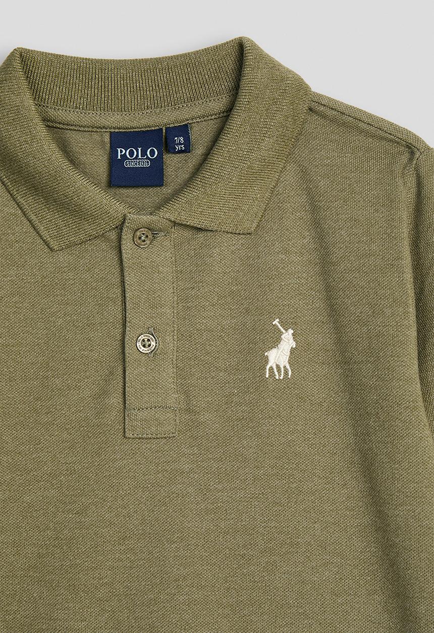 POLO - Boys Austin Short sleeve Golfer - Olive