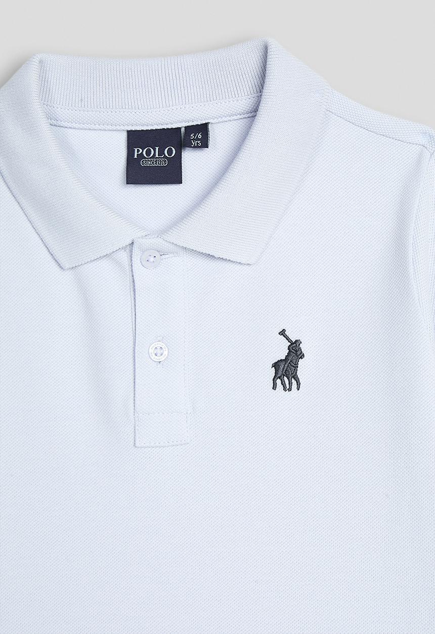 POLO - Boys Austin Ss Golfer - Ice Blue