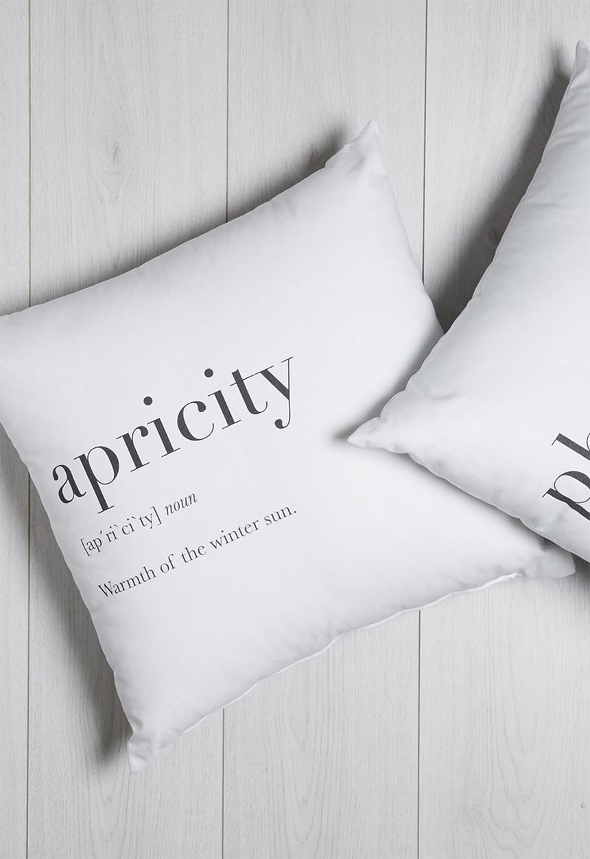 Sixth Floor - Apricity printed cushion