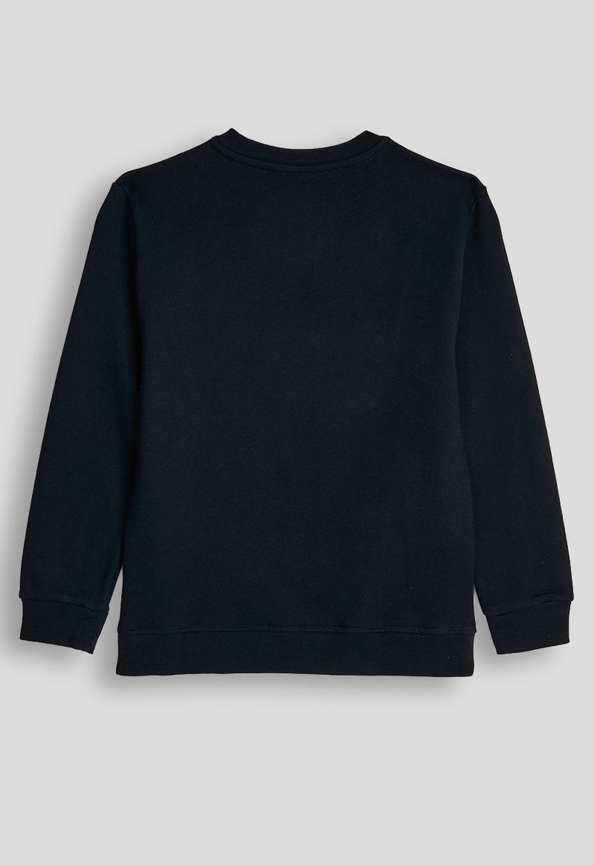 POLO - Boys ayden printed sweater - navy
