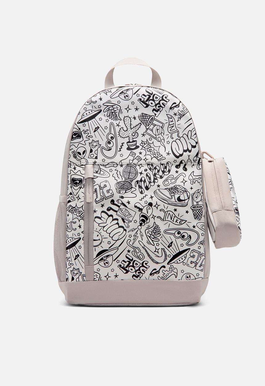 Nike - Nike elemental backpack (20L) - moon particle/moon particle/white