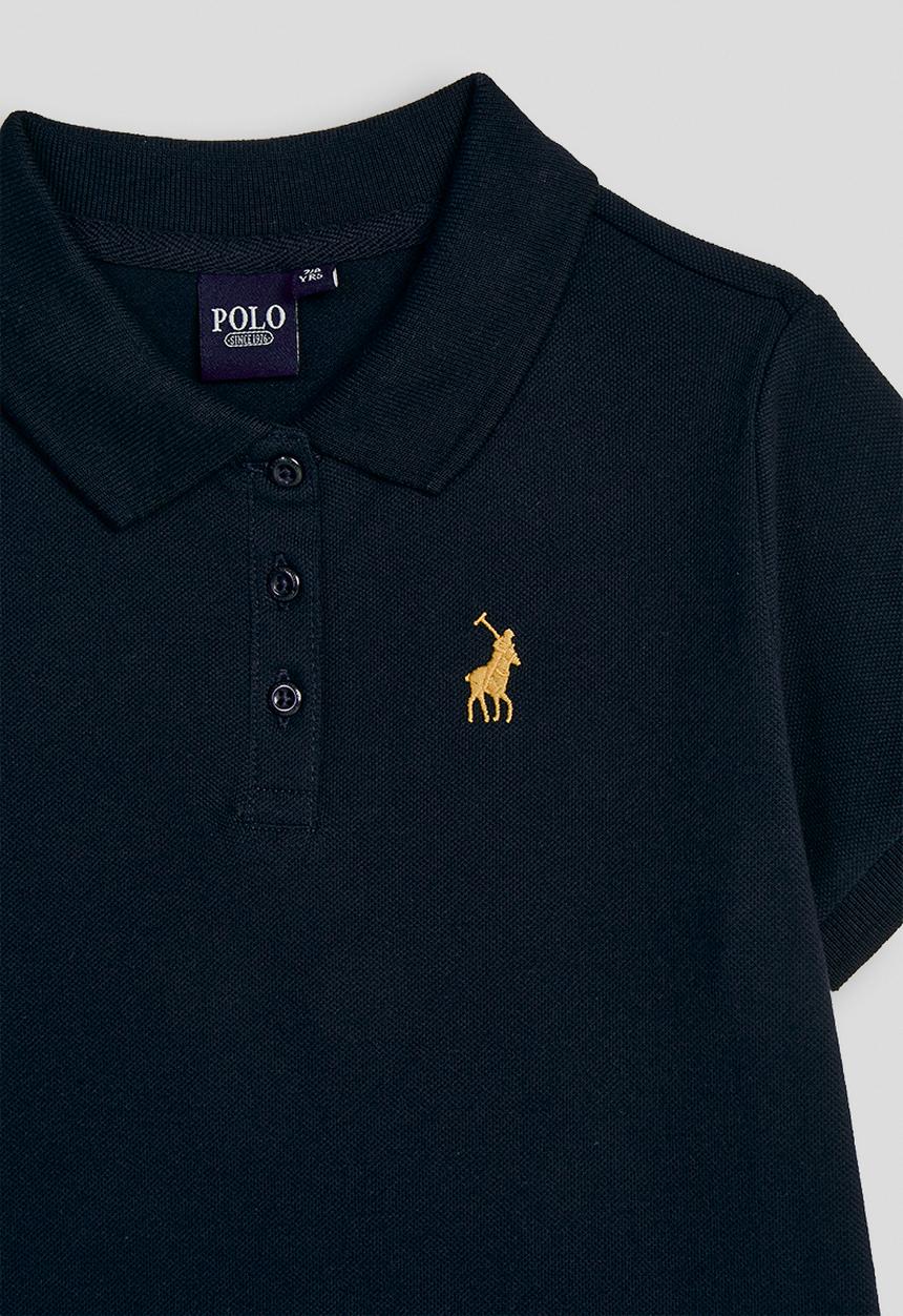 POLO - Girls Dakota Ss Golfer Dress - Navy
