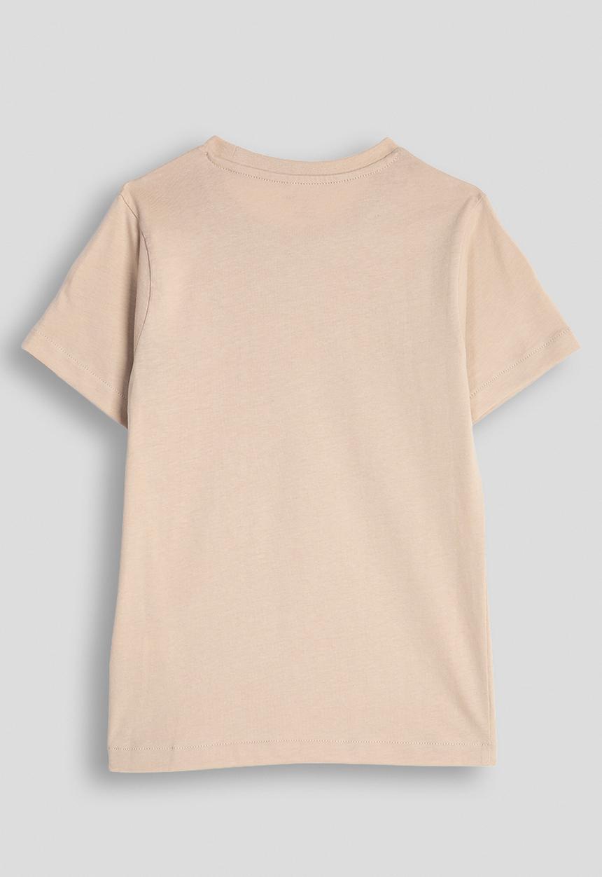 POLO - Boys Rick Short sleeve Tee - Mushroom