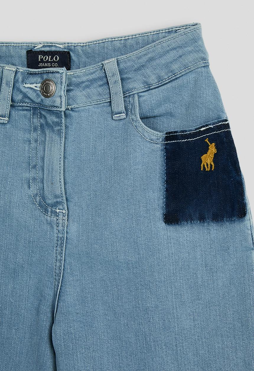 POLO - Faye barrel leg jean - light wash