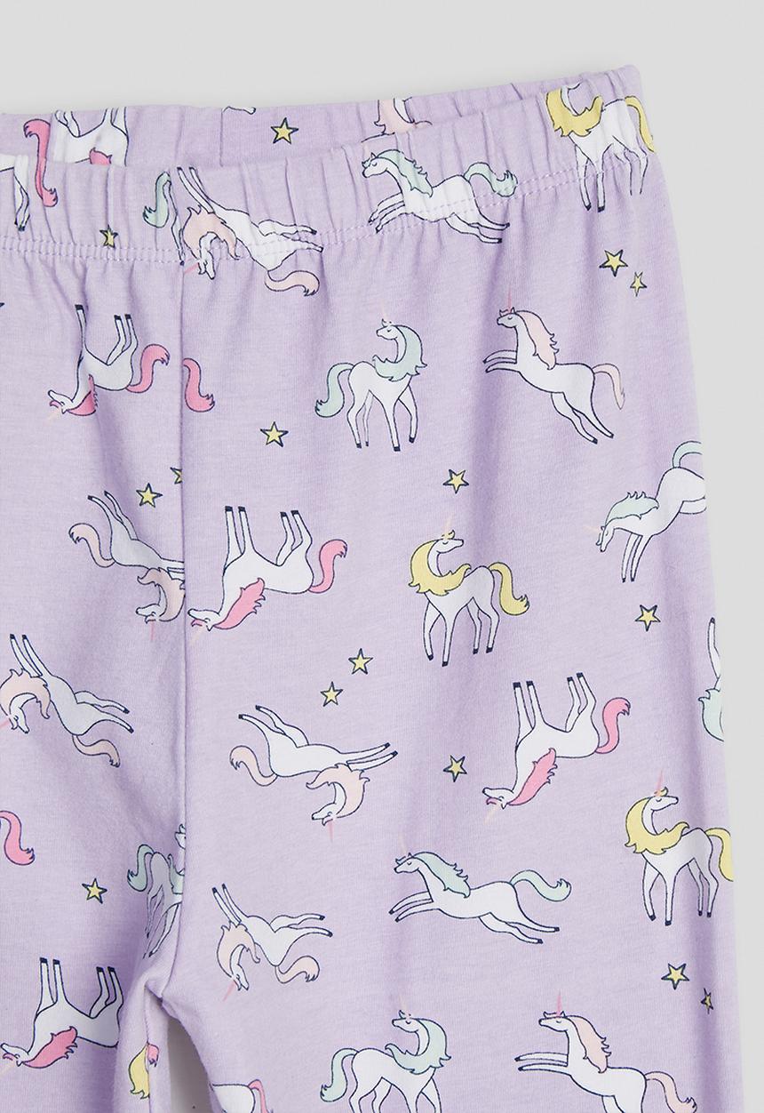 Pop Candy - Unicorn aop leggings - light purple