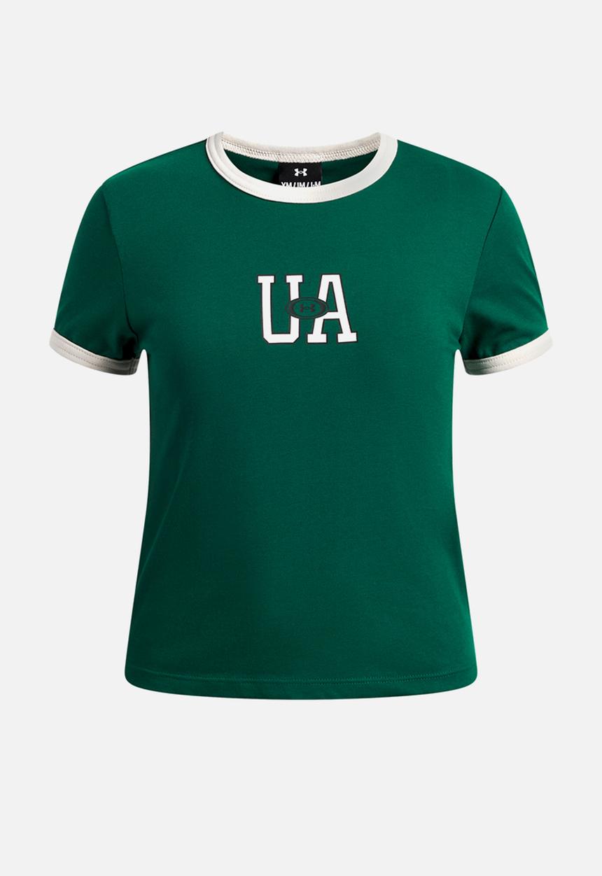 Under Armour - G ringer tee-campus ivy