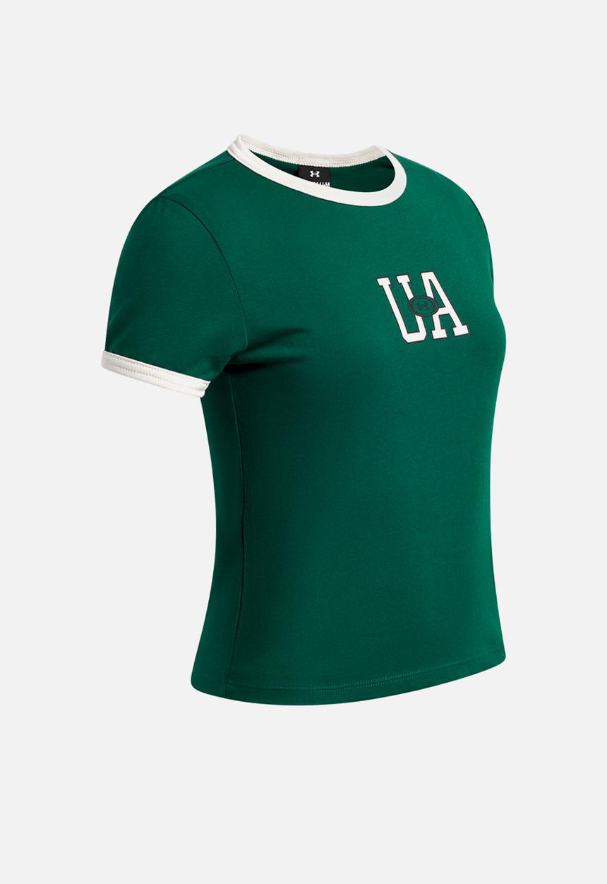 Under Armour - G ringer tee-campus ivy