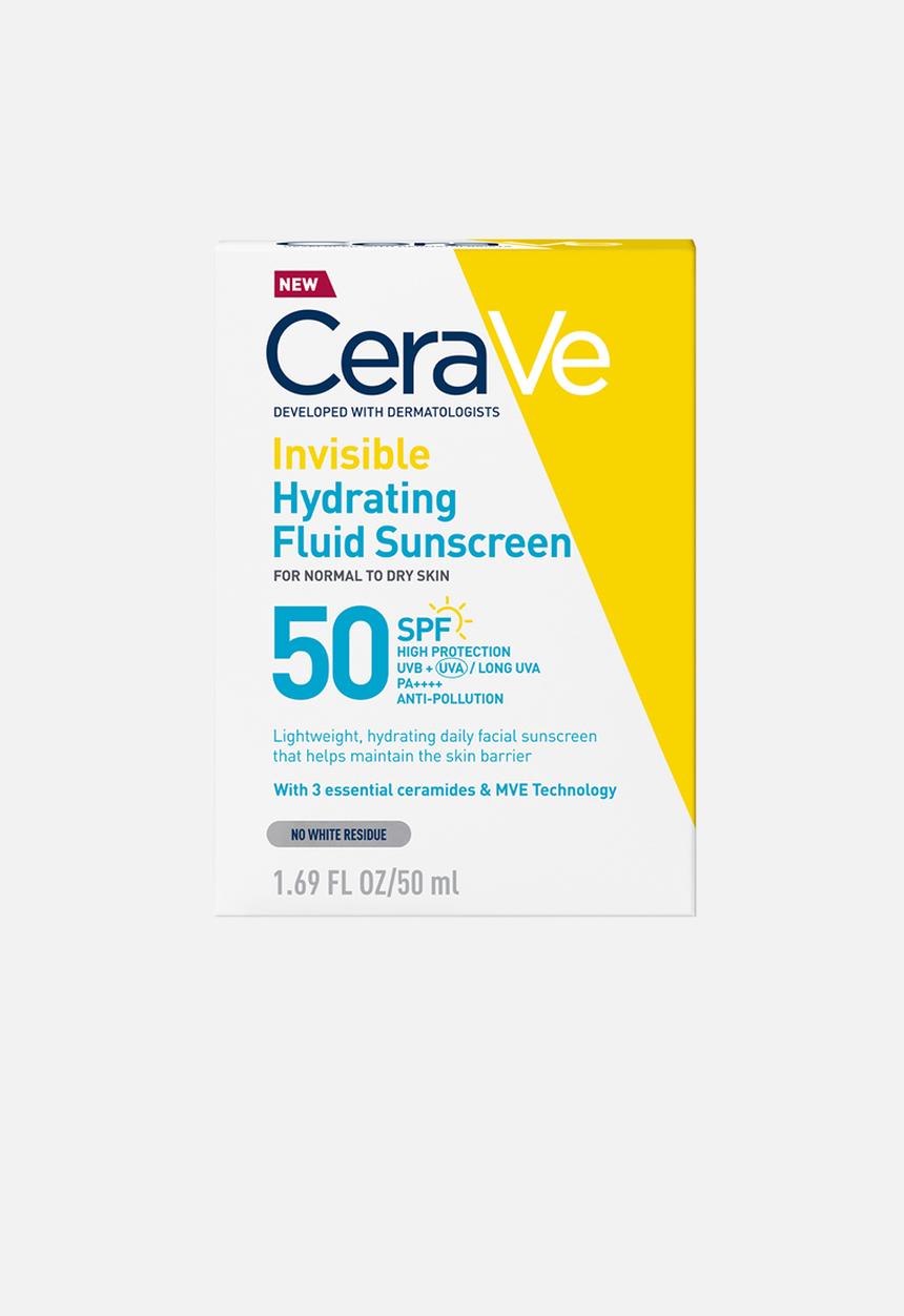CeraVe® - Invisible Hydrating Fluid Sunscreen SPF 50 - 50ml
