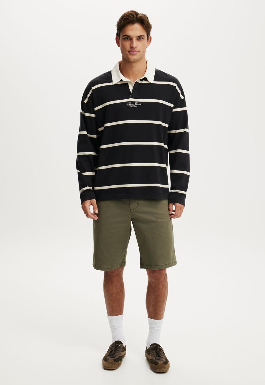 Cotton On - Baggy Chino Short - Military