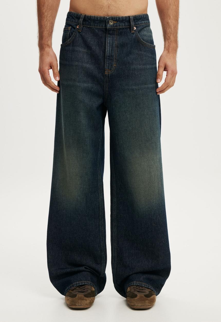 Cotton On - Relaxed Baggy Jean - Worn Blue