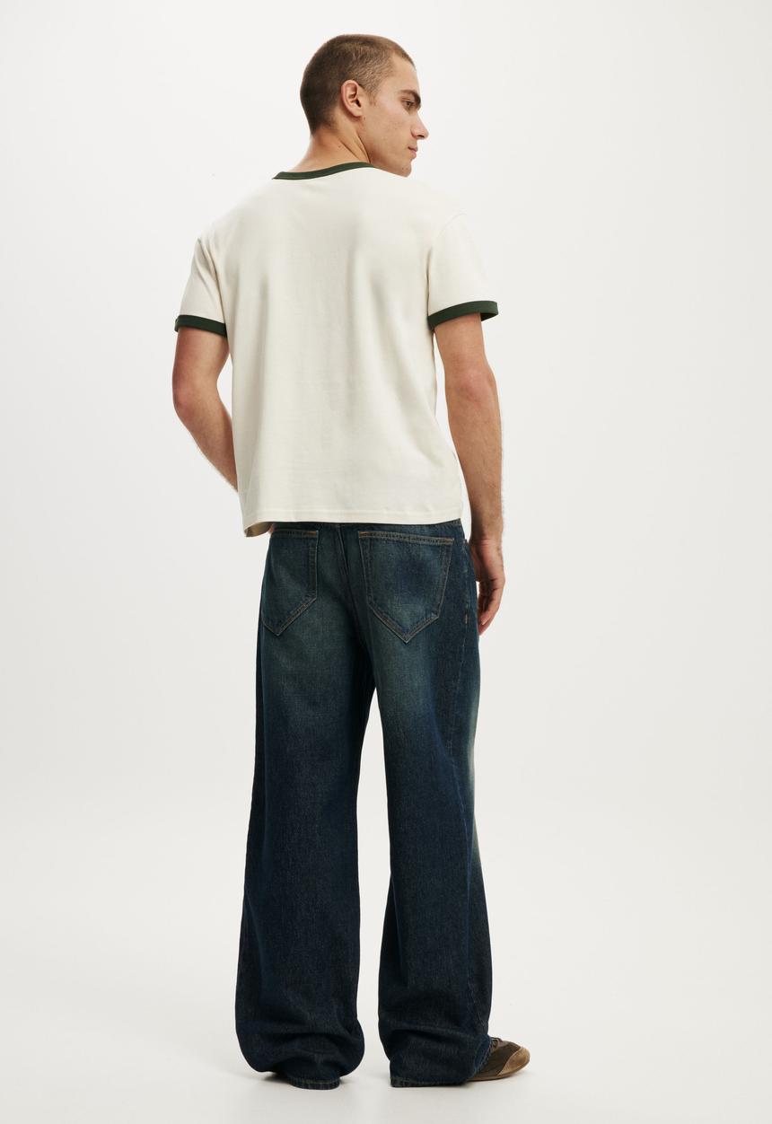 Cotton On - Relaxed Baggy Jean - Worn Blue