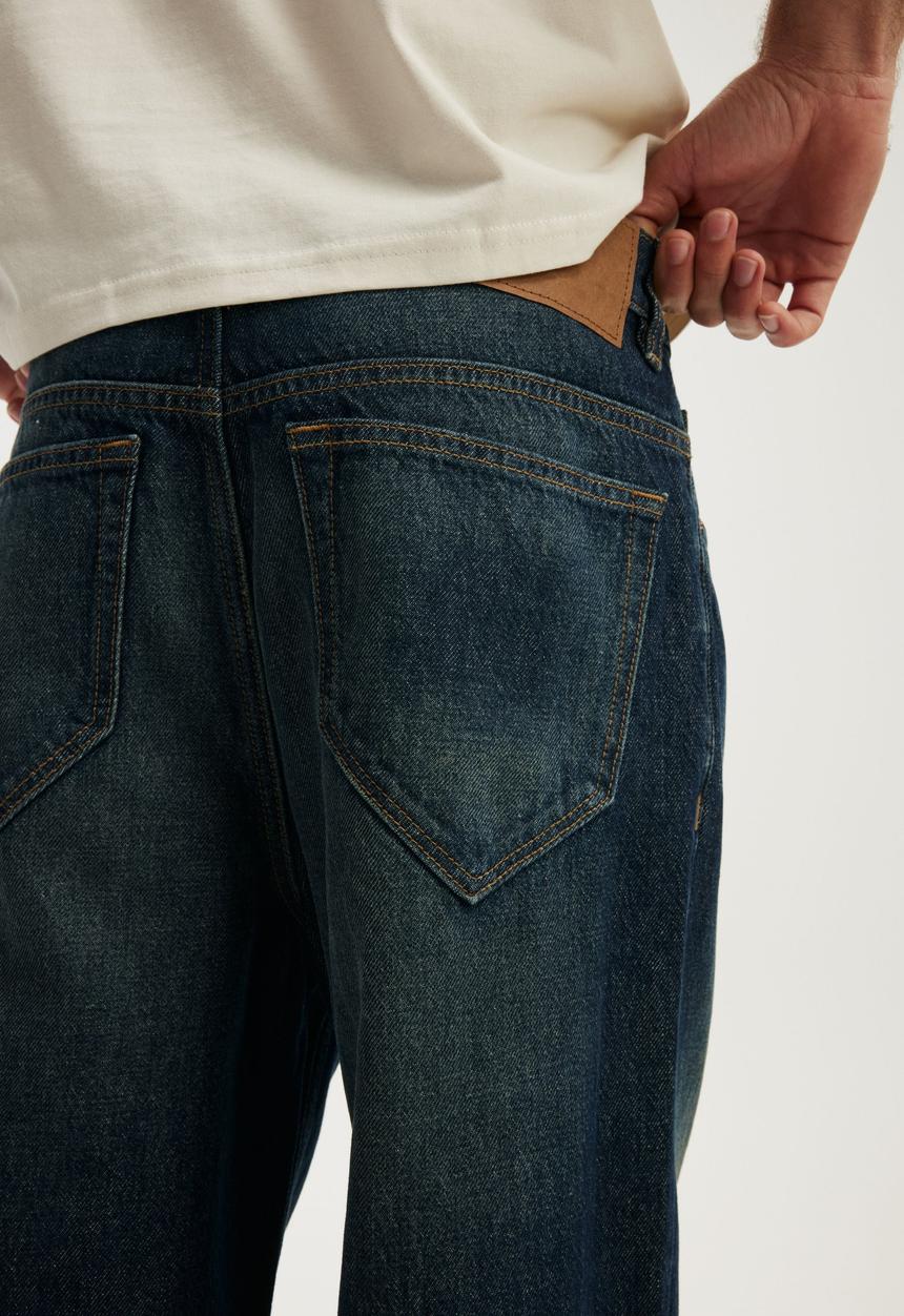 Cotton On - Relaxed Baggy Jean - Worn Blue