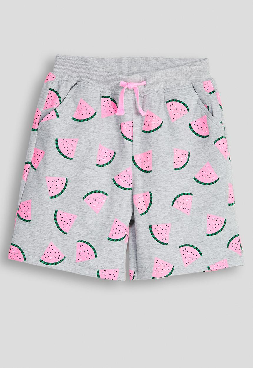 Pop Candy - Watermelon aop shorts - grey