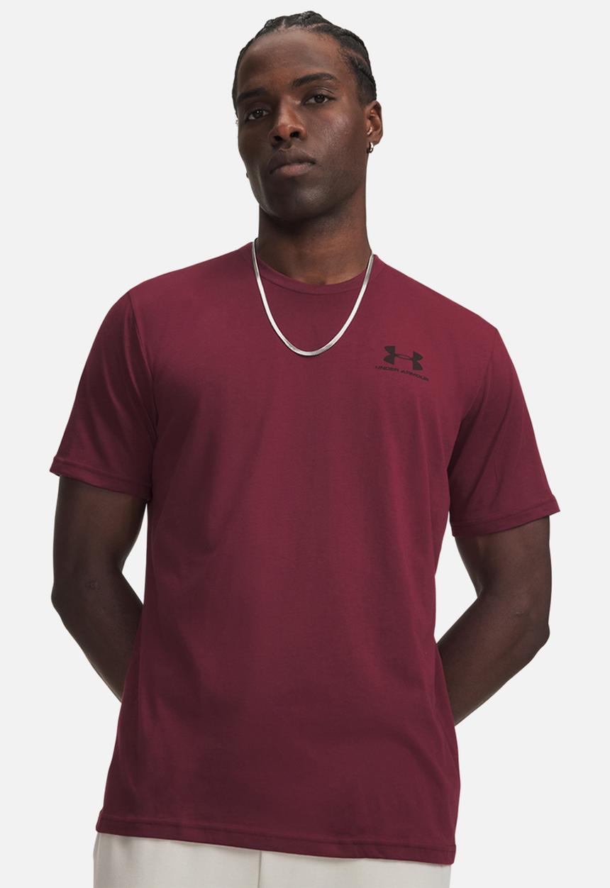 Under Armour -  UA Sportstyle Left Chest Short Sleeve T-Shirt -Ox Red
