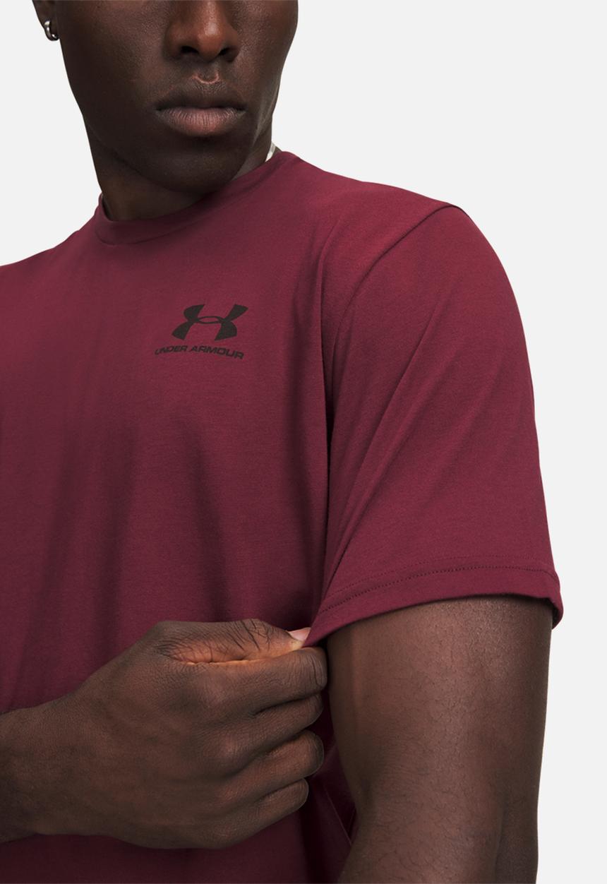 Under Armour -  UA Sportstyle Left Chest Short Sleeve T-Shirt -Ox Red