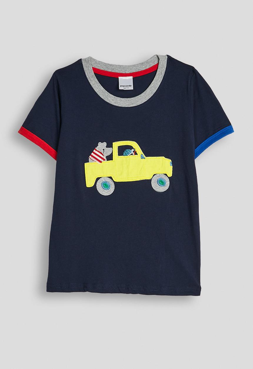 Pop Candy - Truck placement tee - navy
