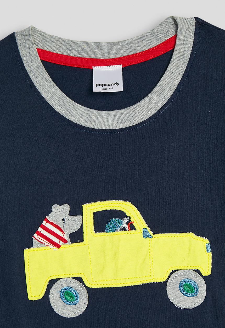 Pop Candy - Truck placement tee - navy