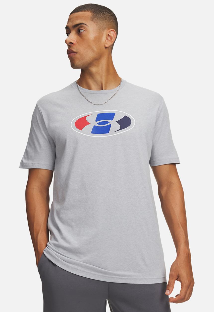 Under Armour - UA  Lockertag Novelty  Short-Sleeve T-Shirt - Grey